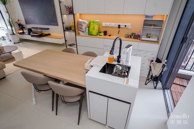 103㎡奶油風(fēng)，繁華鬧市中一處明亮溫馨的居所